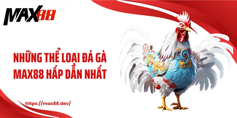 Những thể loại đá gà MAX88 hấp dẫn nhất